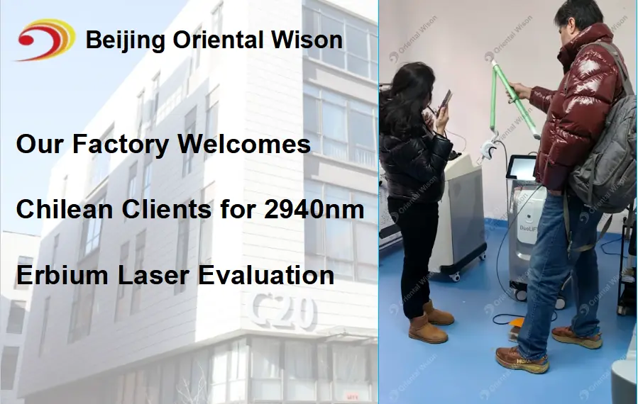 Chilei Ügyfelek Tour Factory, Teszt 2940nm Erbium Laser