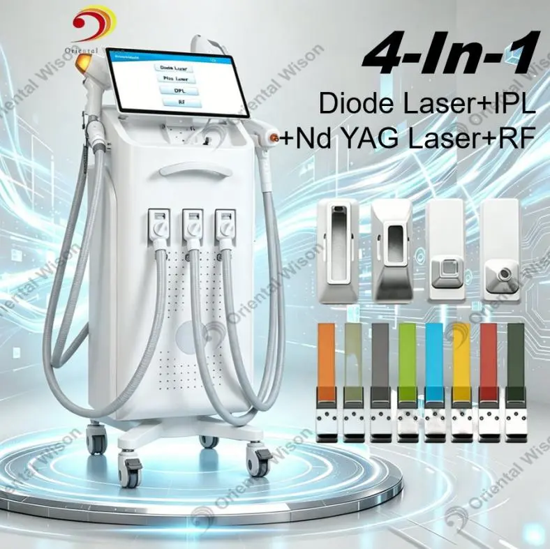 Dióda lézeres IPL YAG lézeres RF gép
