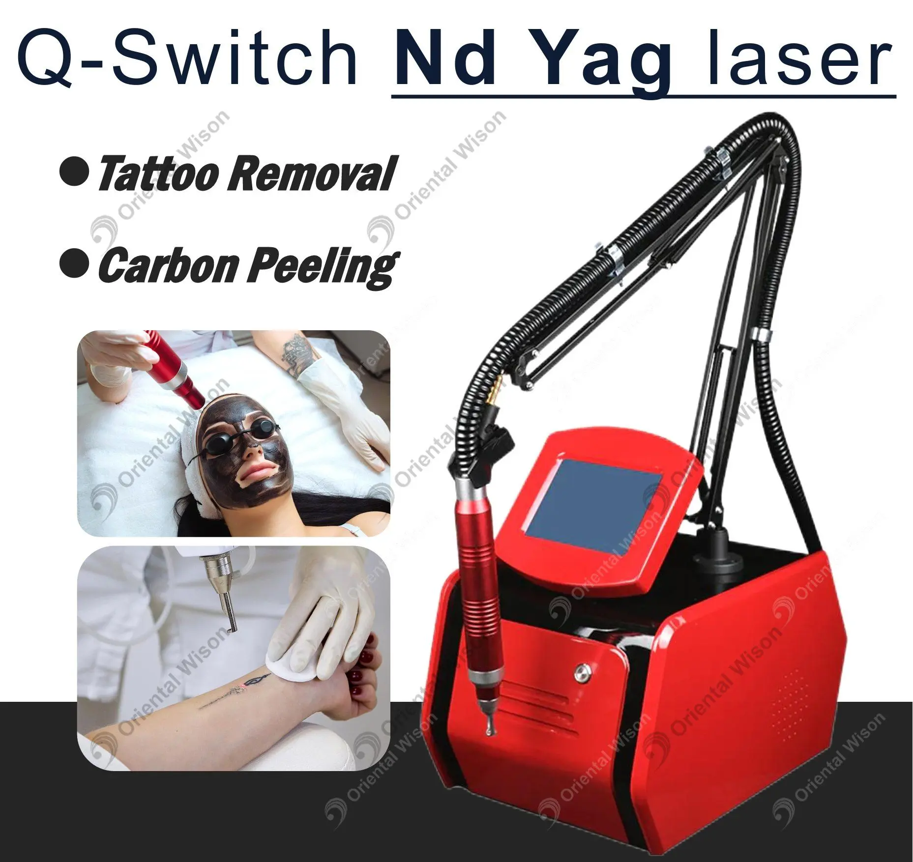 Q-Switch Nd Yag asztali lézergép